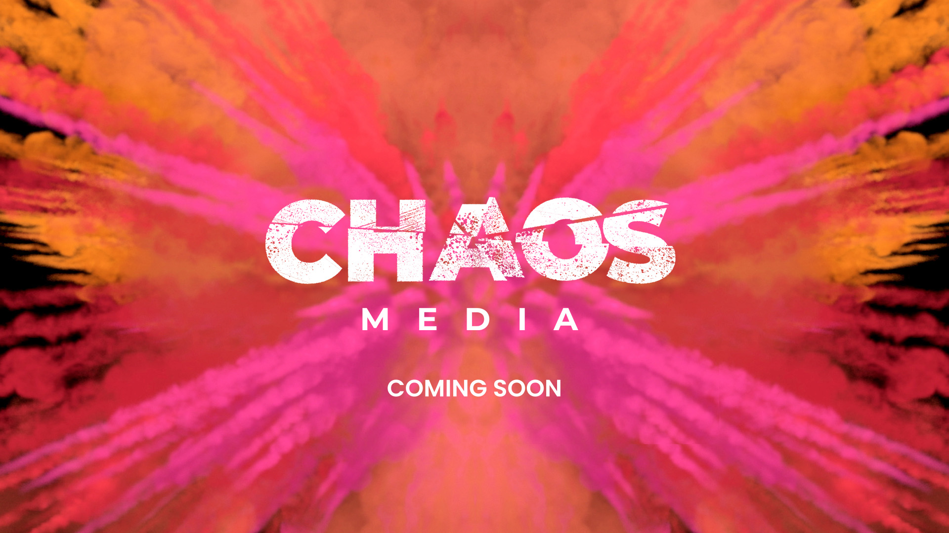 Chaos holding page banner